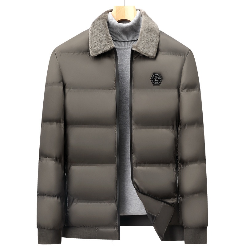 Cotton-padded Casual Coat For Middle-aged Dads — photo 6