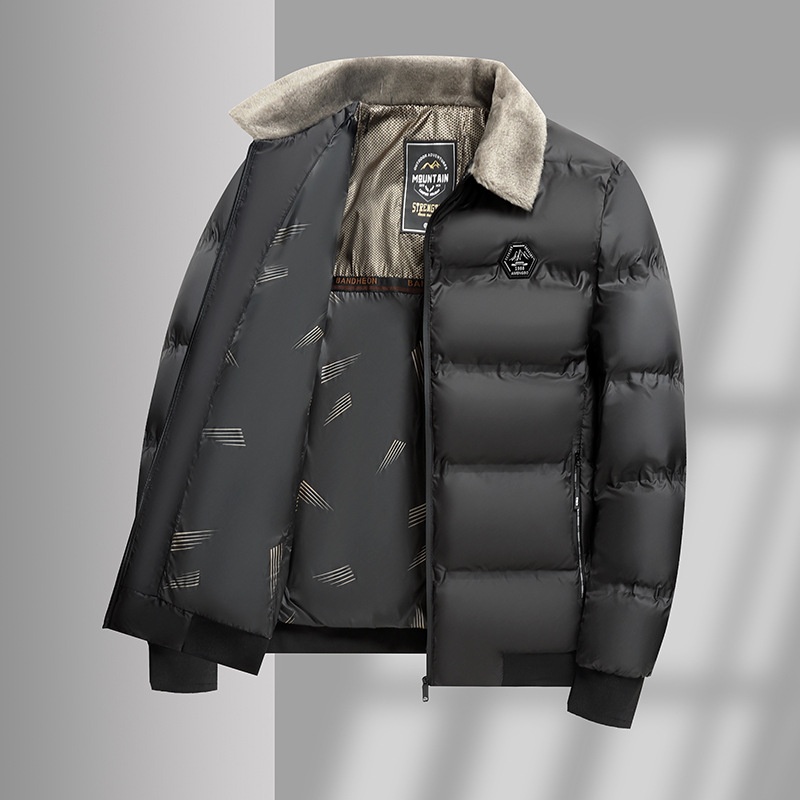 Cotton-padded Casual Coat For Middle-aged Dads — photo 8