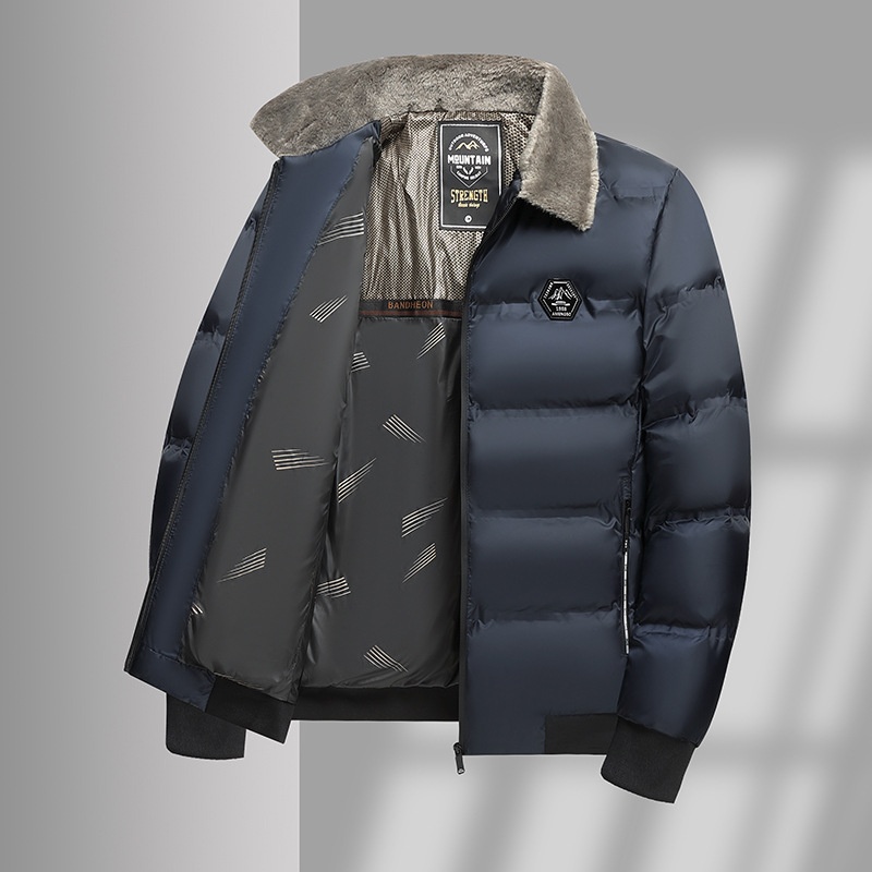 Cotton-padded Casual Coat For Middle-aged Dads — photo 9