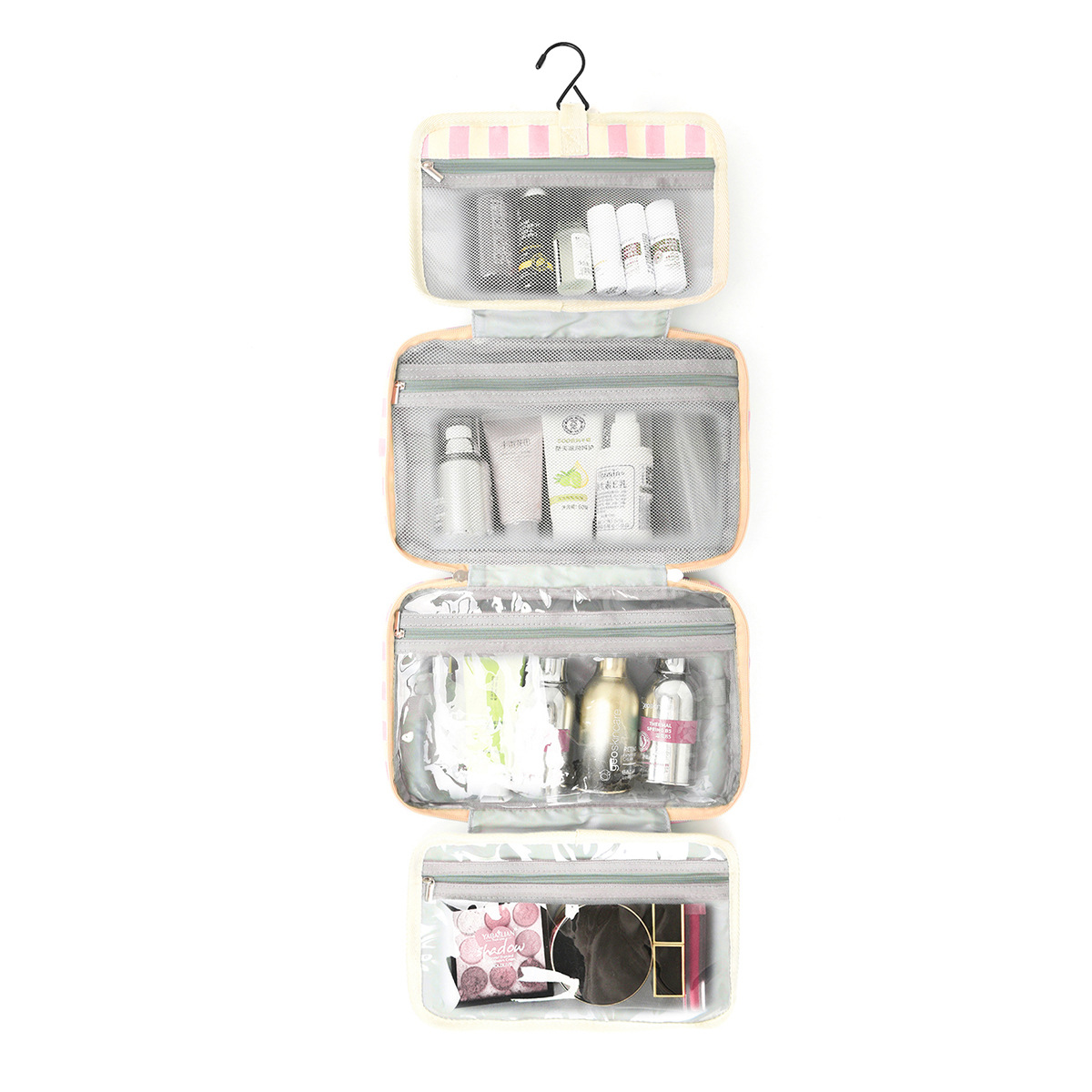Four-Fold Portable Striped Large-Capacity Organizer With Dry-Wet Separation — photo 11