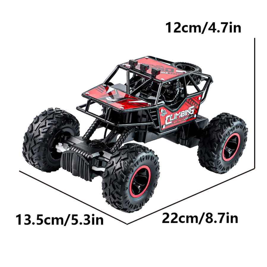 24G Alloy Remote-control Car Off-road Climbing Rechargeable With Lights And Rubber Tires — photo 10