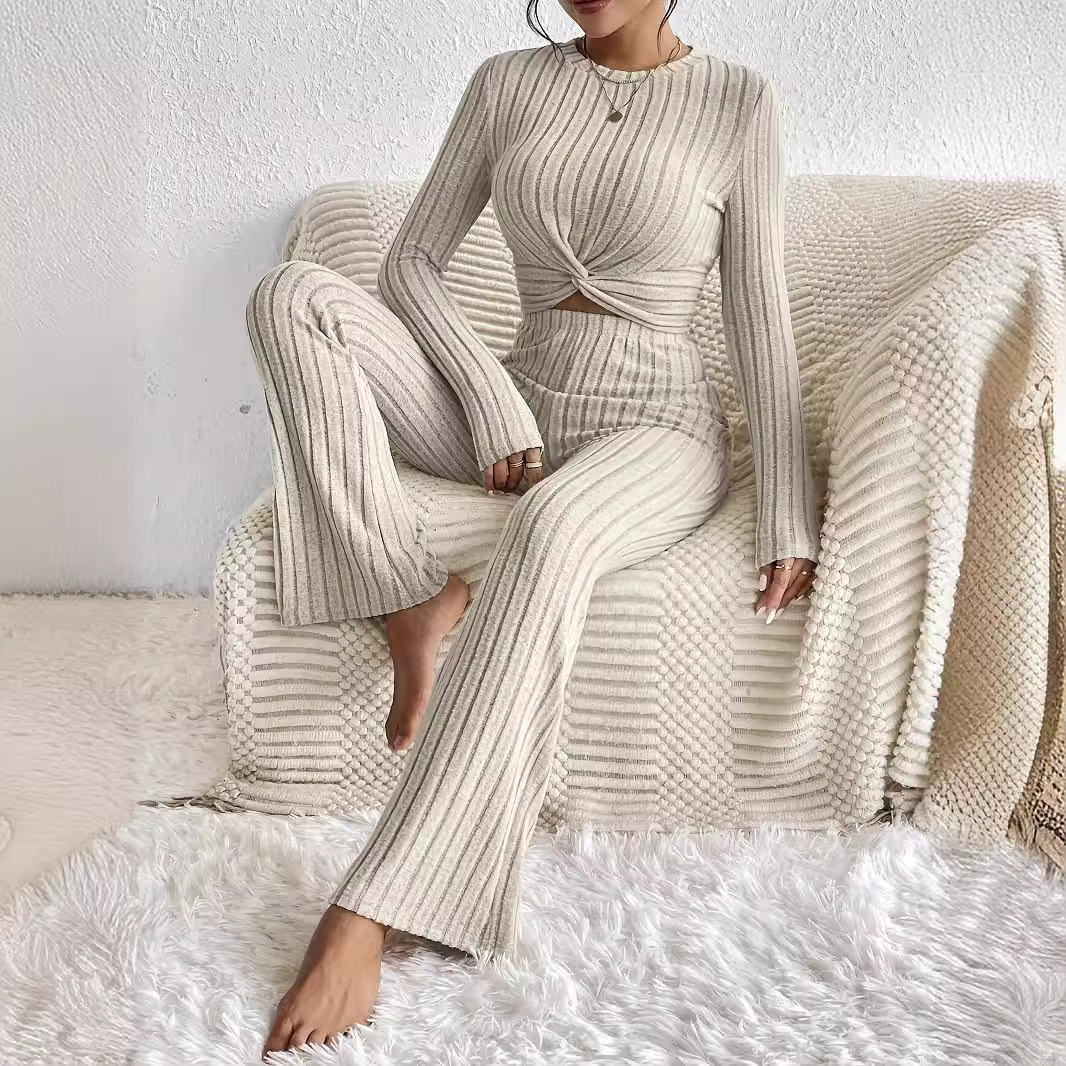 Womens Casual Solid-color Two-piece Set — photo 4