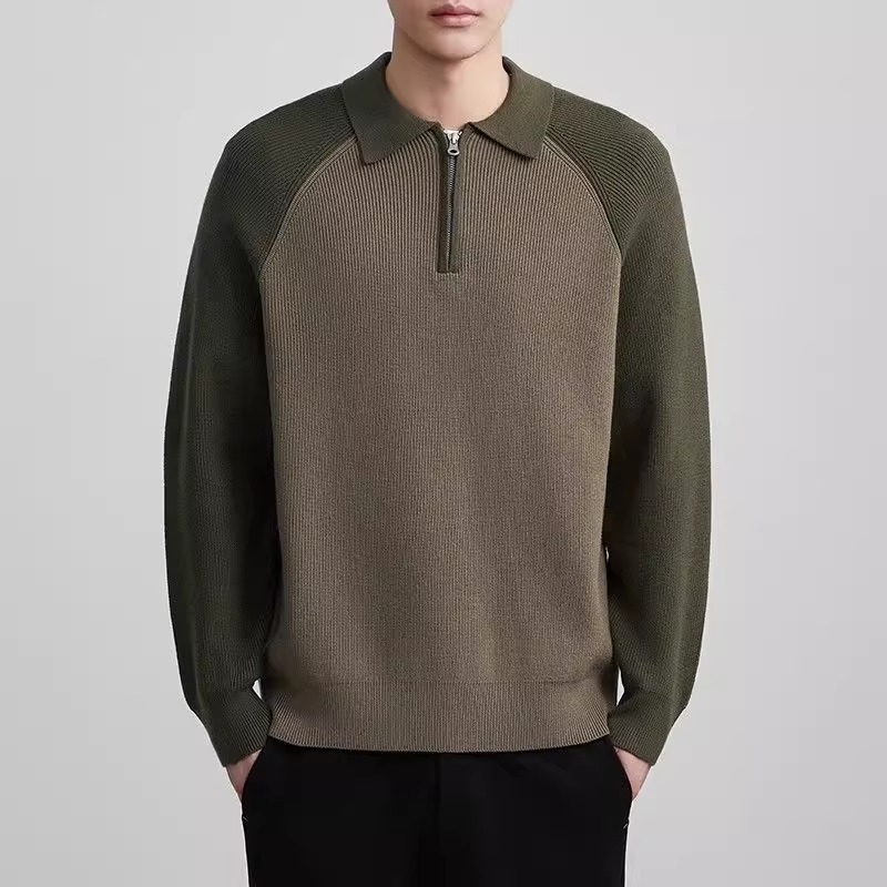Casual Japanese-style Raglan Long-sleeve Sweater