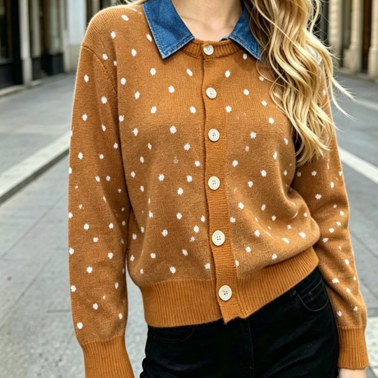 Designer Sweater Autumnwinter Coat Womens Trendy Export Quality — photo 8