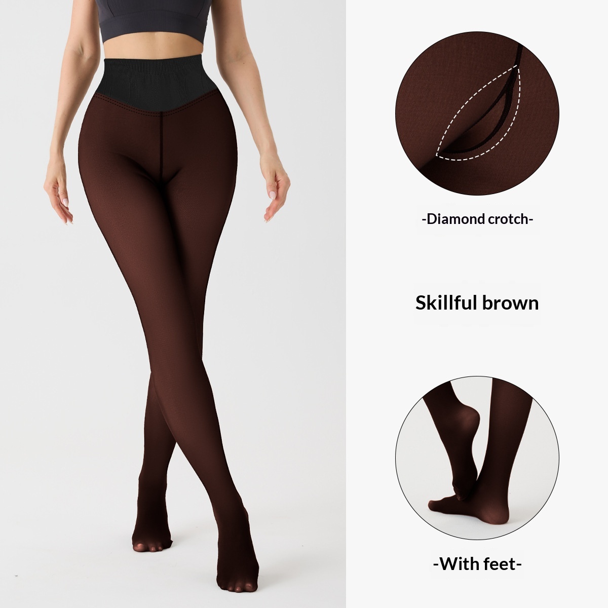 Womens Tummy-control Butt-lifting Pantyhose — photo 3