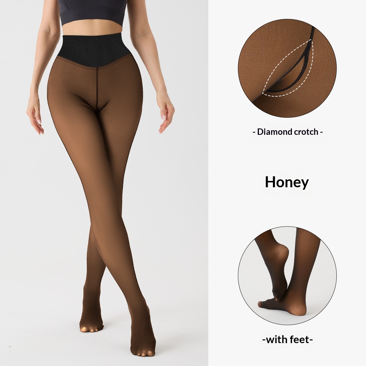 Womens Tummy-control Butt-lifting Pantyhose — photo 4