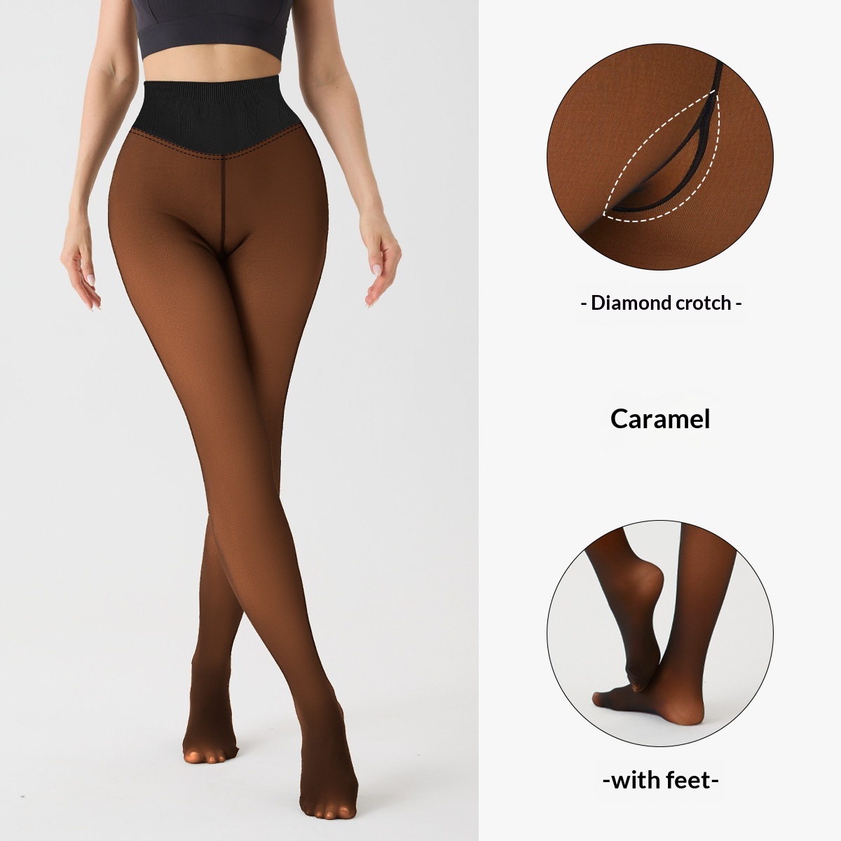 Womens Tummy-control Butt-lifting Pantyhose — photo 5