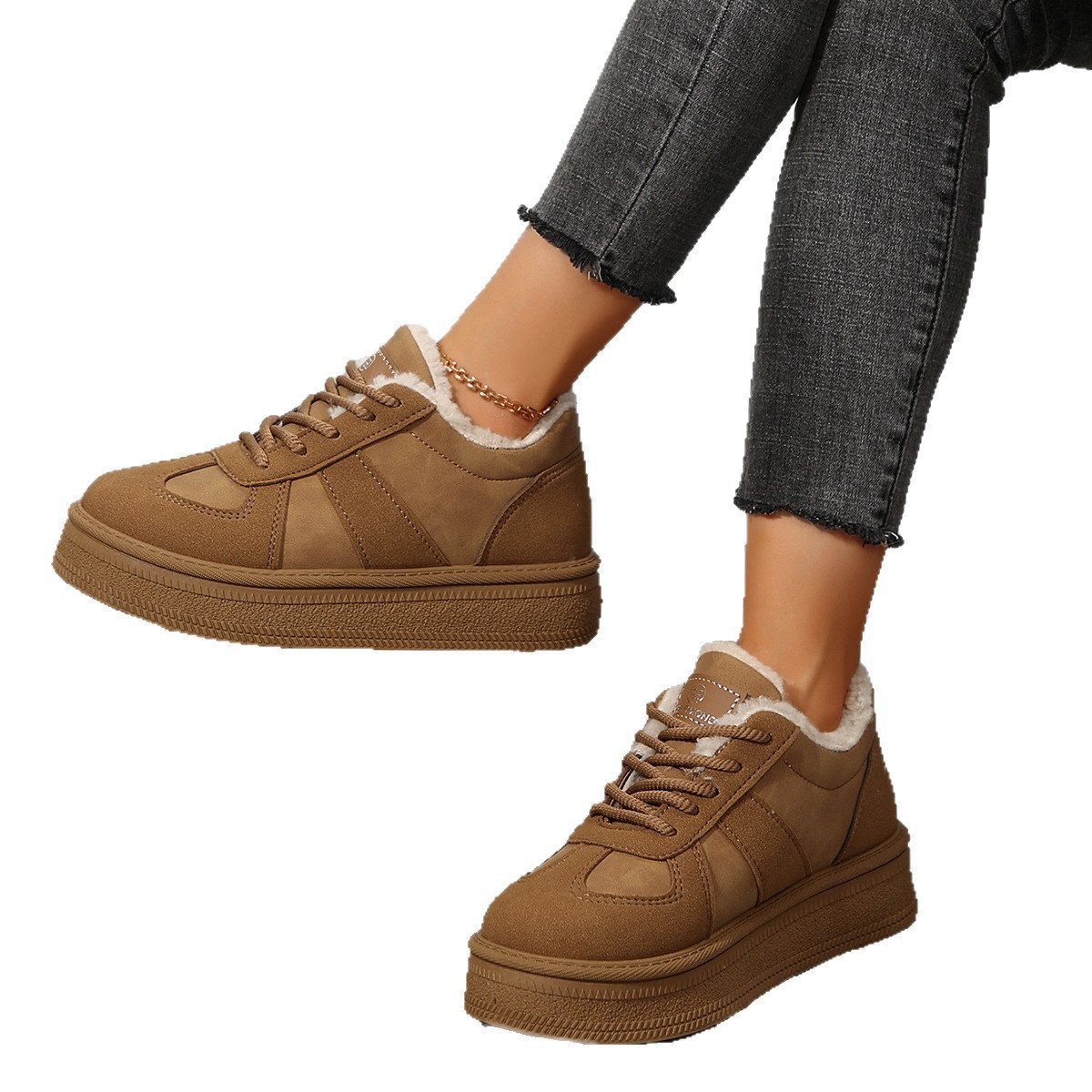 Womens Fleece-lined Warm Short Snow Boots — photo 5