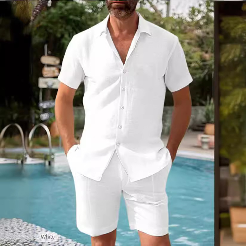 Mens Short Sleeve Shirt Set — photo 6