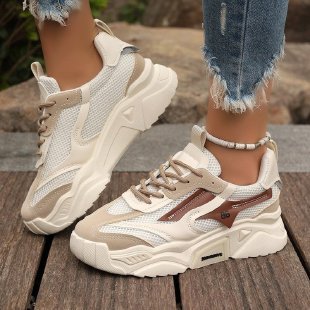 Womens Mesh Fashionable Breathable Casual Sneakers — photo 7