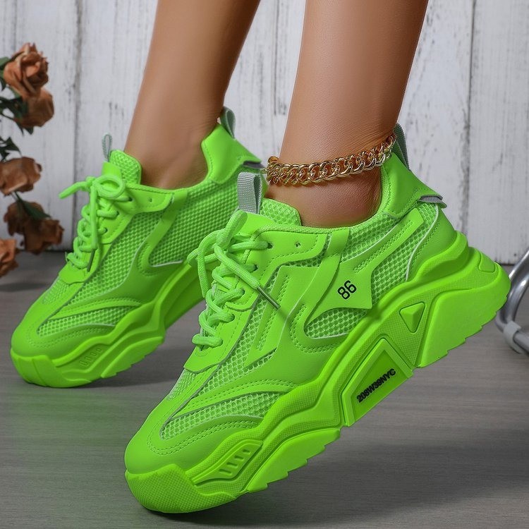 Womens Mesh Fashionable Breathable Casual Sneakers — photo 8