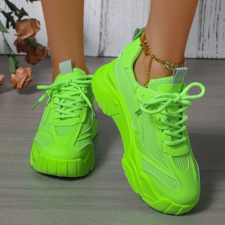 Womens Mesh Fashionable Breathable Casual Sneakers — photo 10