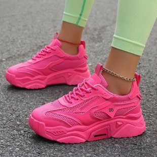 Womens Mesh Fashionable Breathable Casual Sneakers — photo 11