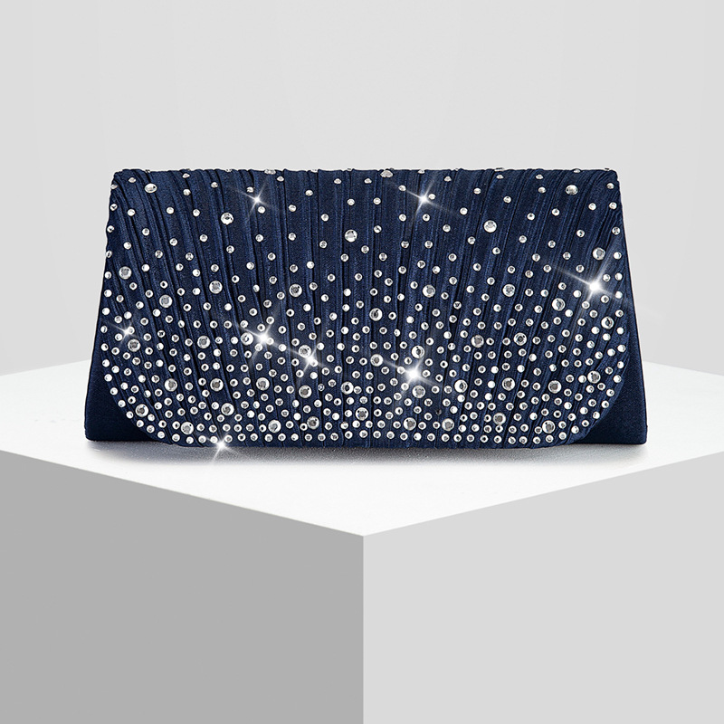 New Womens Diamond-embellished Evening Clutch Crossbody Bag — photo 4