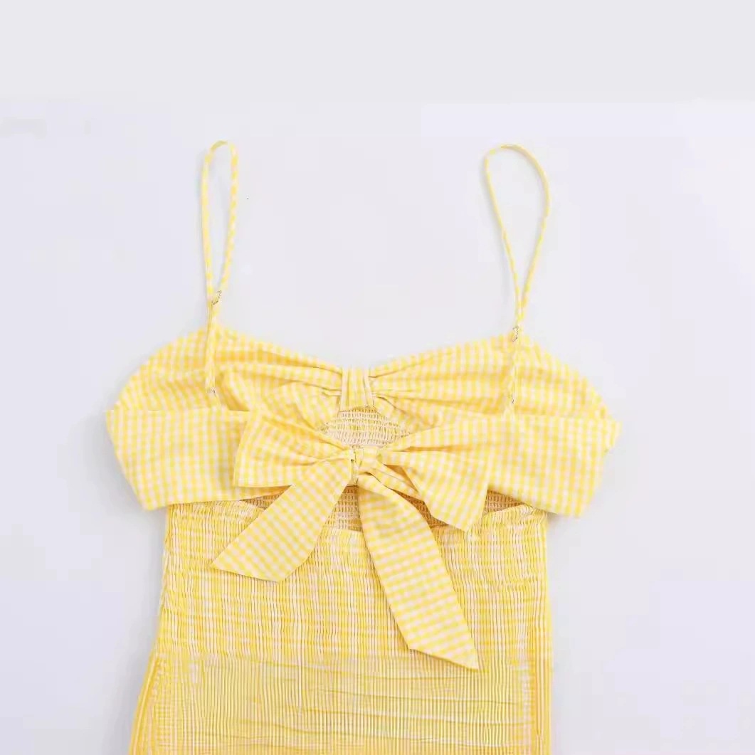 Womens Bow-Knot Back-Cutout Dress — photo 3