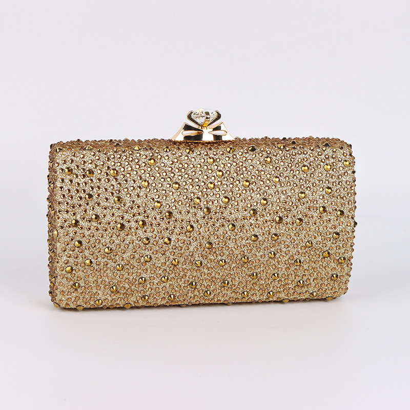 Golden-sequined All-diamond Evening Bagstylish And Elegant For Women — photo 2