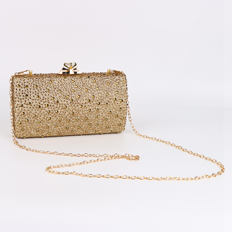 Golden-sequined All-diamond Evening Bagstylish And Elegant For Women — photo 4