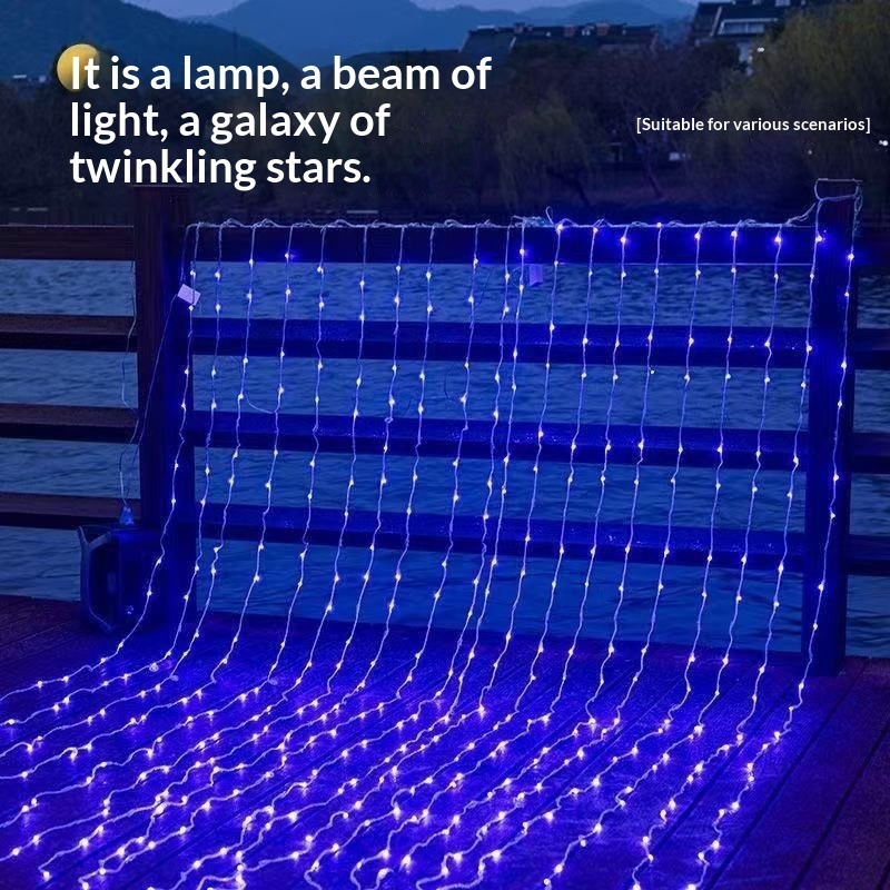 LED String Lights, Background Festive Decoration Lights — photo 4