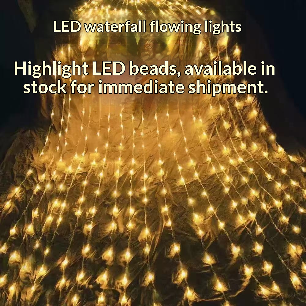 LED String Lights, Background Festive Decoration Lights — photo 7