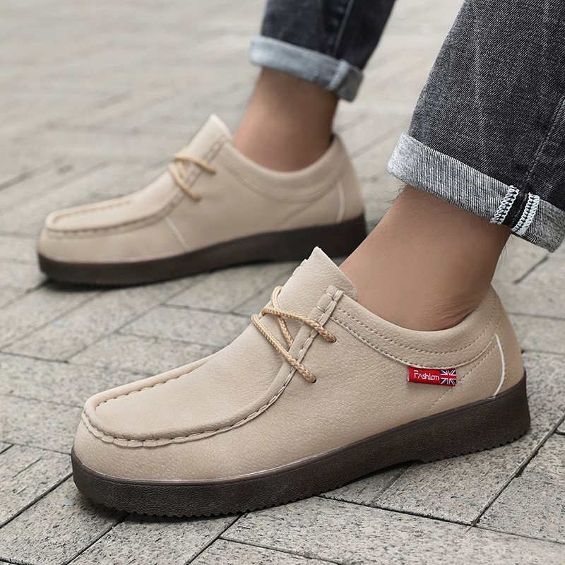 Men's Genuine Leather Dress Casual Shoes - Comfortable Breathable Business Formal Loafers for Daily Wear and Office — photo 3