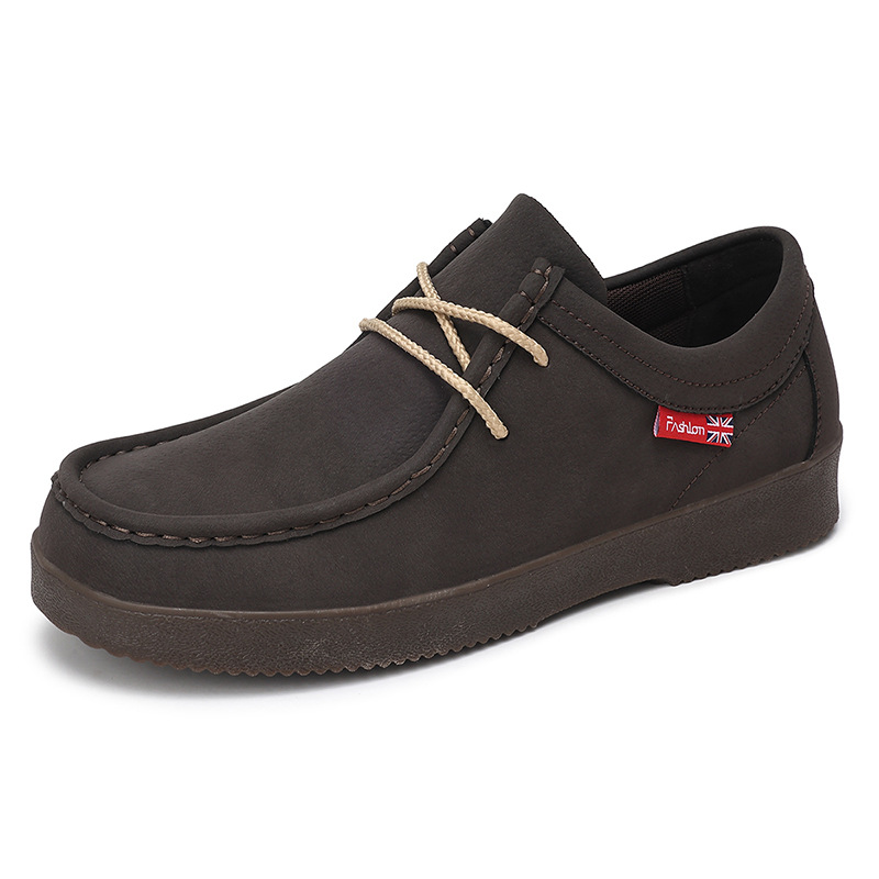 Men's Genuine Leather Dress Casual Shoes - Comfortable Breathable Business Formal Loafers for Daily Wear and Office — photo 7