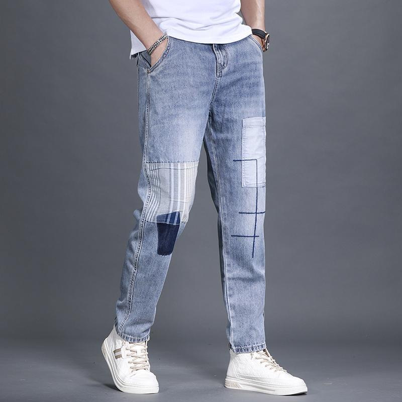 Youthful Trendy Jeans Fashionable Loose-fit Straight-leg Trousers — photo 5