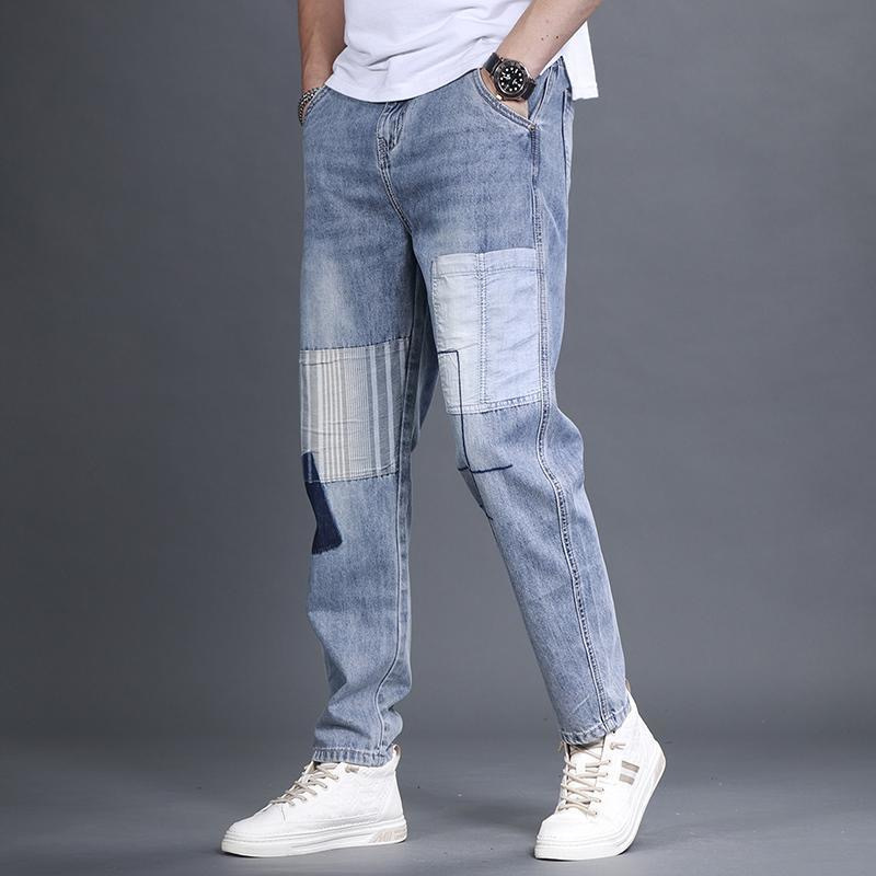 Youthful Trendy Jeans Fashionable Loose-fit Straight-leg Trousers — photo 6