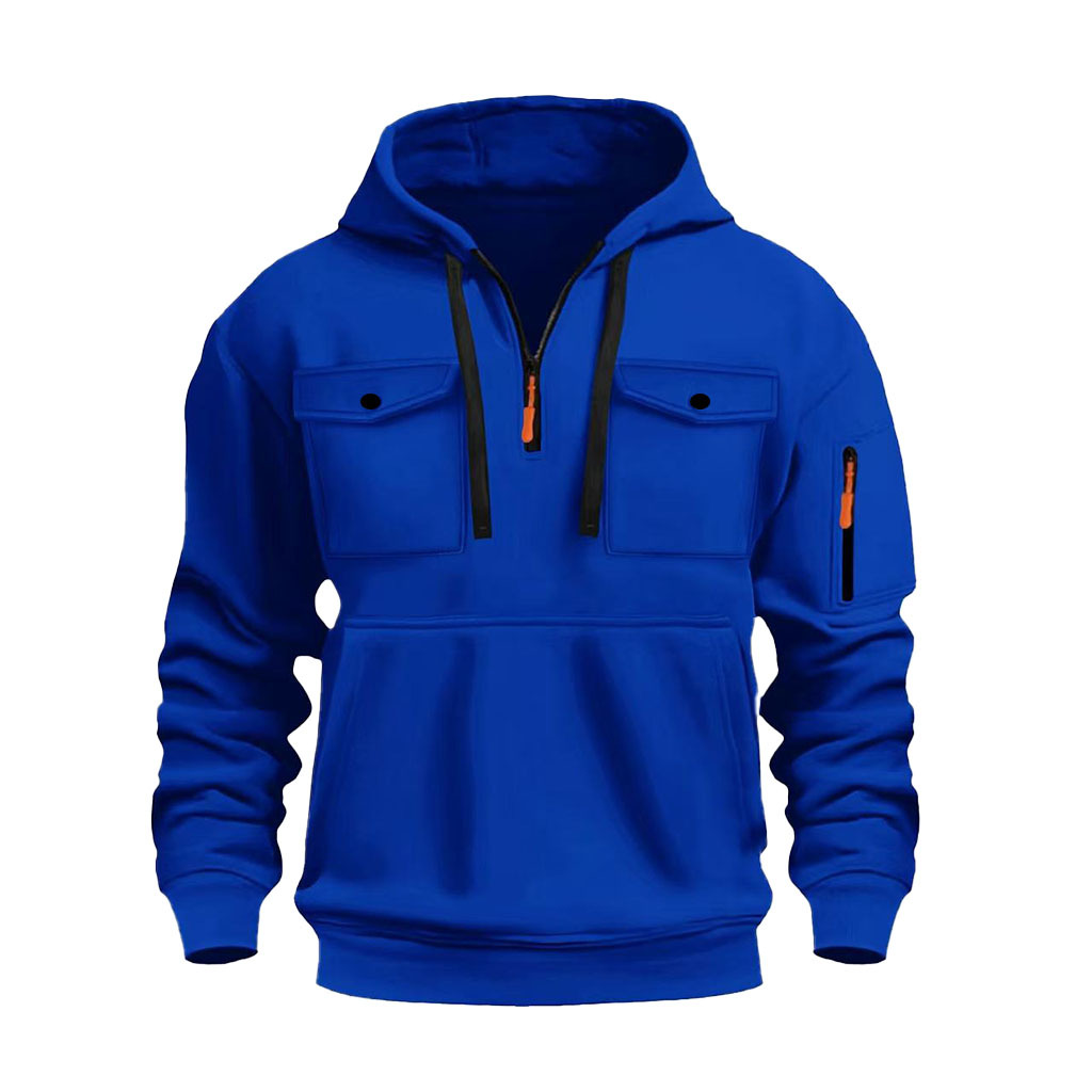 Men's Zip-up Hoodie With Multiple Pockets — photo 9