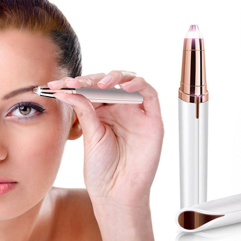 Eyebrow Epilator Maquiagem Profissional Completa Trymer Do Brwi Eye Brow Trimmer For Rasoir Visage Femme Make Up Eye Brow Shaper — photo 12