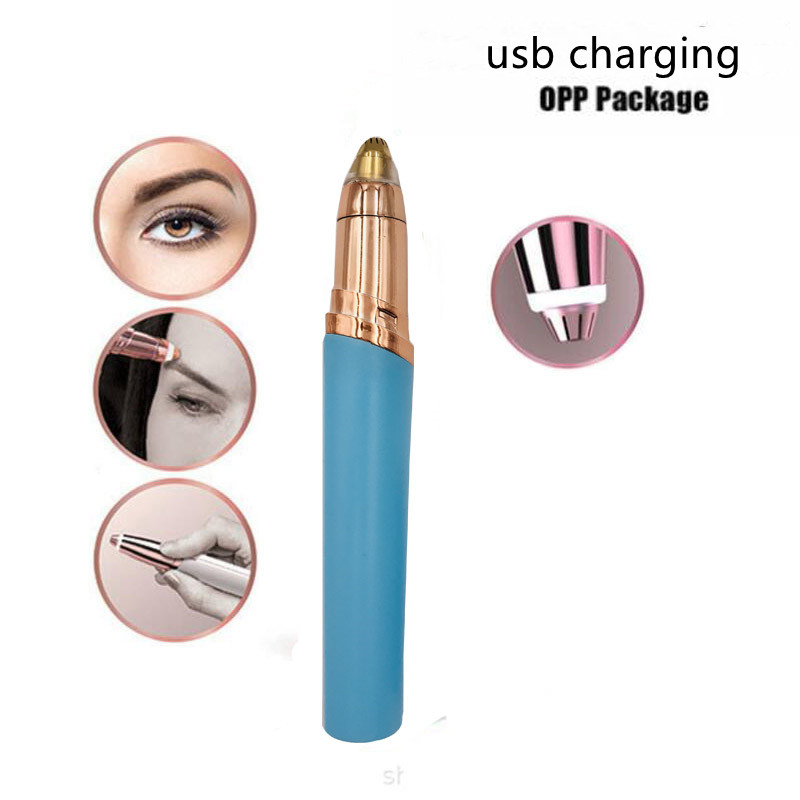 Eyebrow Epilator Maquiagem Profissional Completa Trymer Do Brwi Eye Brow Trimmer For Rasoir Visage Femme Make Up Eye Brow Shaper — photo 5