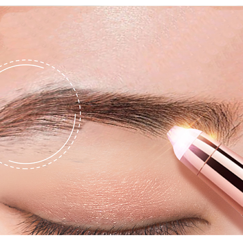Eyebrow Epilator Maquiagem Profissional Completa Trymer Do Brwi Eye Brow Trimmer For Rasoir Visage Femme Make Up Eye Brow Shaper — photo 7